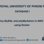 Deploying MySQL Server And PhpMyAdmin To AWS EC2 With Docker
