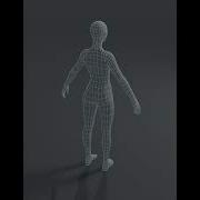 FREE Female Body Base Mesh 3D Model