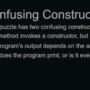 Java Interview Puzzle Confusing Constructor Puzzle In Java