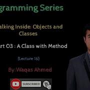 Lecture 16 A Class With Method Java Methods In Urdu Hindi 2020