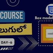 CSS Box Model CSS Padding CSS Margin CSS CSS Margin Property Box Model In Telugu Css