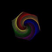 Colorful Spiral Web Using Turtle Python