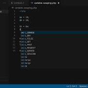 Swapping Variable Value In Php With And Without Temp Variable