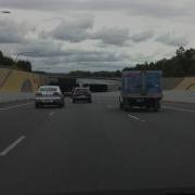 Pulling On To The M1 In A Ferrari 360 Modena