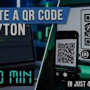 Create QR Code Using Python In 4 Minutes Python QR Code Generator