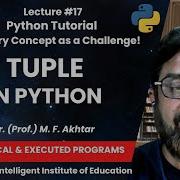 Lec 17 Tuple In Python Python Data Types Python Tutorials Live Class With Students Ai