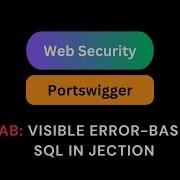 LAB Visible Error Based SQL Injection