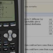 TI Calculator Normal Probability Plots