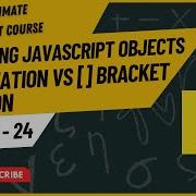 JavaScript Object Notation Dot Notation Vs Bracket Notation Hindi Urdu JavaScript Tutorial 24