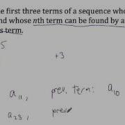 Sequences Recursive With Notation