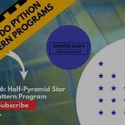How To Create Half Pyramid Star Pattern Program Python Program