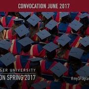 SFU Spring 2017 Convocation Ceremony G Live Webcast June 9 A M Ceremony