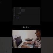 Junior Vs Senior Frontend Developer Shorts Html Javascript Css Webdevelopment