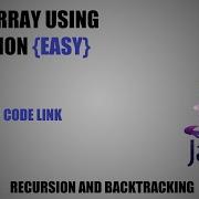 Print Array Using Recursion Print Array Using Recursion In Java Print Array