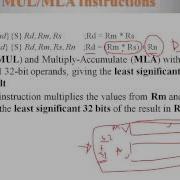Interrupt Latency Multiply Instructions Instruction Set Examples
