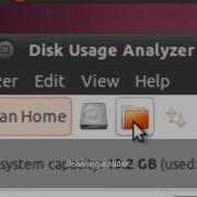 Ubuntu Checking The Disk Usage Using Disk Usage Analyzer