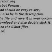 RSbot Download Tutorial
