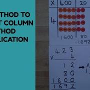 Grid Method To Column Method Multiplication 3 Digit X 1 Digit