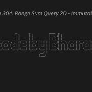 14 Leetcode 304 Range Sum Query 2D Immutable JAVA