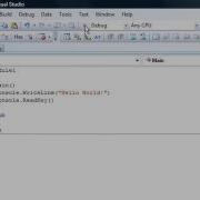 VB Net Programming Hello World