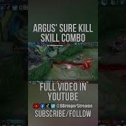 ARGUS SKILL COMBOS TO SECURE VICTORY MOBILE LEGENDS RANKED GAME GUIDE
