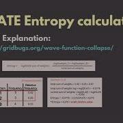 Wave Function Collapse Tutorial 07 UPDATE Entropy Calculation