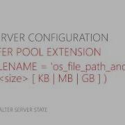 Buffer Pool Extension And Resource Governor For IO