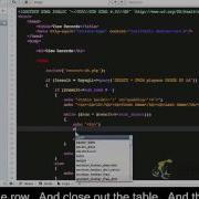 PHP CRUD Basics Closed Captioned Part 2