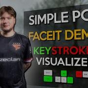 S1MPLE POV IN ANCIENT KEYSTROKES VISUALIZED FACEIT GAMEPLAY CS2 DEMO