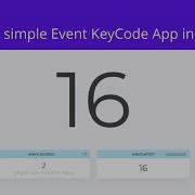 Create A JavaScript Event Keycode App Find Any Keycode On Your Keyboard