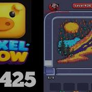 Pixelflow Level 425 Very Hard Level Walkthrough Solution