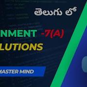 Assignment 7 A Solution In Python 33