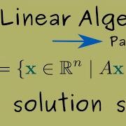 Linear Algebra 38 Set Of Solutions