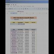 Google Sheet Tricks Dynamically Filter Data Based On Month With FILTER Function Exceltips Shorts