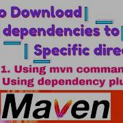 How To Download Dependencies To Specific Directory Copy Dependencies Using Maven Dependency Plugin