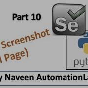 How To Take Screenshot Full Page In Selenium Python Part 10