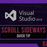 Shift Scroll Sideways In Visual Studio Quick Guide SideScroller