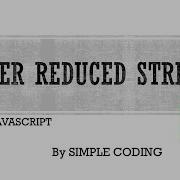 Hackerrank Super Reduced String Solved Using Javascript