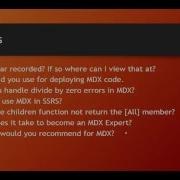 MDX 101