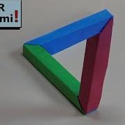 How To Make The TRIBAR In Origami 3 D IMPOSSIBLE TRIANGLE Penrose Triangle