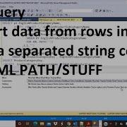SQL Query How To Convert Data From Rows Into Comma Separated Single Column FOR XML PATH STUFF