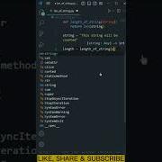 Calculate Length Of String By Using Python Shorts Shortsvideo Python Programming