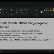 Error While Dlib In Installing Face Recognition Module Face Recogniton Install Whl Error Python