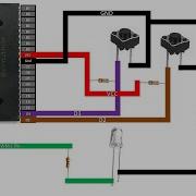 PIC16F877A LED Brightness Control Using Push Buttons Tutorial