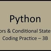 Coding Practice 3B Operators Conditional Statements Python Nxtwave CCBP