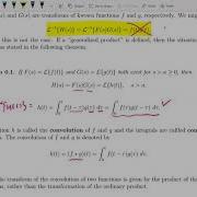 M308 Differential Equations Section 6 6 1 6 The Convolution Integral