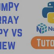 Python NumPy Tutorial For Beginners NumPy Array Copy Vs View
