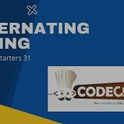 Alternating String Problem Code ALTSTR CodeChef Solution Python3