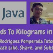 Pounds To Kilograms In Java