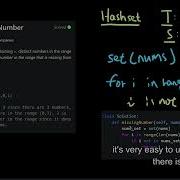Amazon Interview Question Leetcode 268 Missing Number Leetcode Python Coding Algorithm